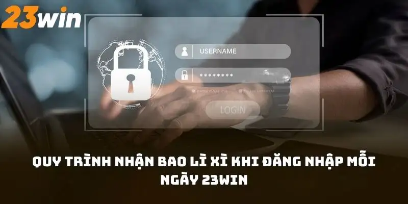 Quy trình nhận bao lì xì khi đăng nhập mỗi ngày 23Win